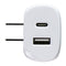 Belkin BoostCharge Dual USB-C/USB-A  37W Wall Charger w/ USB-C Cable - White