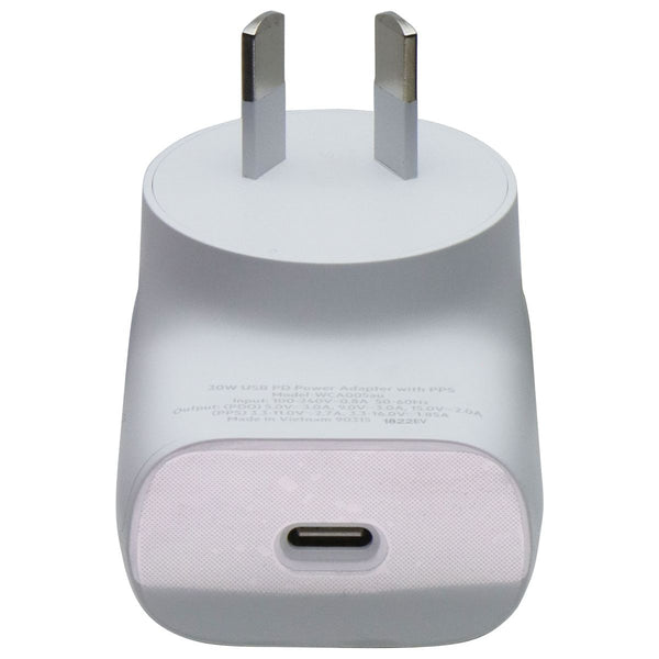 Belkin BoostCharge 30W USB-C Wall Charger - White (WCA005AUWH) (Australian)