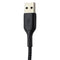 Belkin Boost Charge 3.3FT USB-A to Lightning 8-Pin Braided Cable - Black
