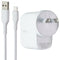 Belkin 24W Dual USB-A Wall Charger & USB-A to Lightning 8-Pin Cable - White *AU*
