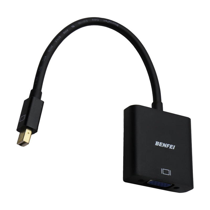 Benfei Mini Display Port (Male) to VGA (Female) Adapter  - Black