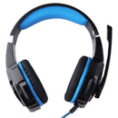 BENGOO G9000 Stereo Wired Universal Gaming Headset with LED - Blue