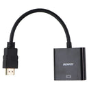 Benfei HDMI to VGA Gold Plated Adapter (Male to Female) - Black