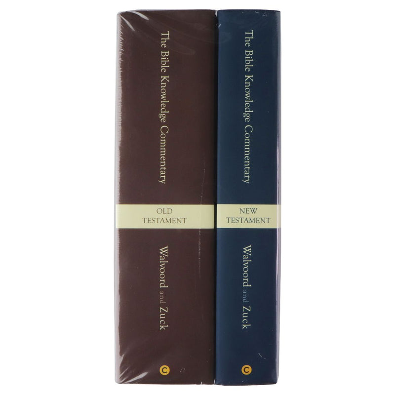 The Bible Knowledge Commentary - Old and New Testament (2 Volume Set) Hard Cover