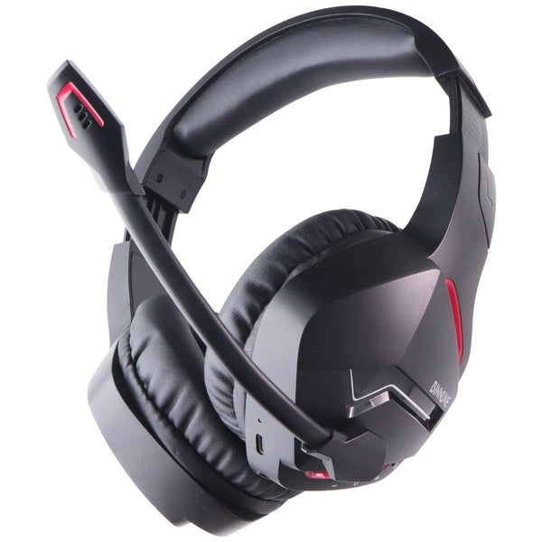 Binnune BW01 Wireless Bluetooth 5.3 Gaming Headset with Mic - Black / Red