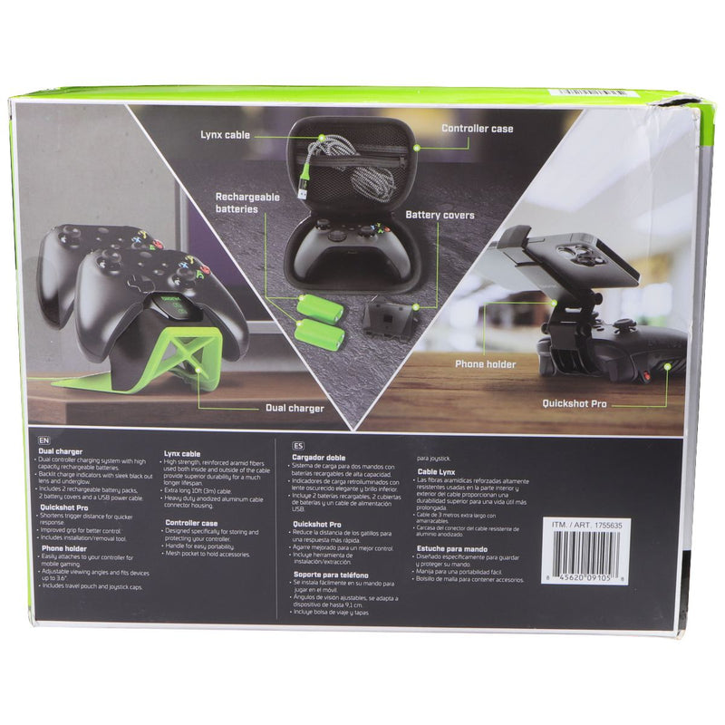 bionik Pro Kit+ for XBOX Series XS - Neon Green / Black