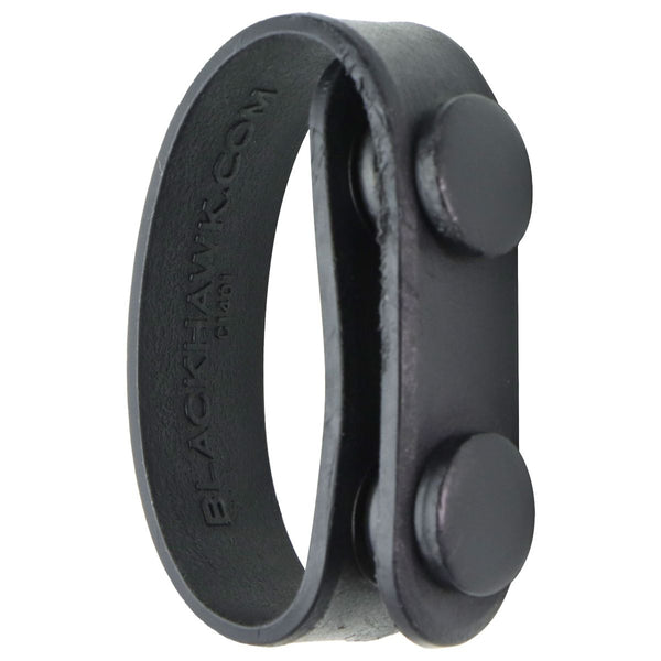 BLACKHAWK Molded Belt Keeper Duty Accessory - Black Leather