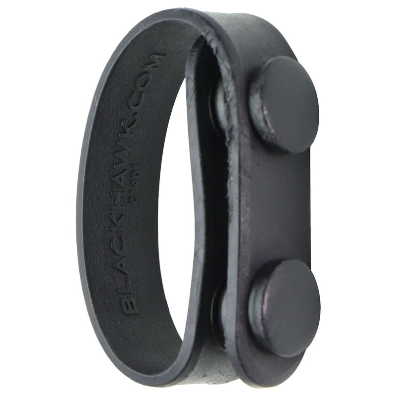 BLACKHAWK Molded Belt Keeper Duty Accessory - Black Leather