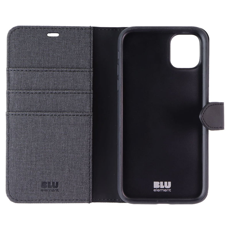 Blu Element 2 in 1 Folio Wallet Case for Apple iPhone 11 / XR - Black (BE2161B)