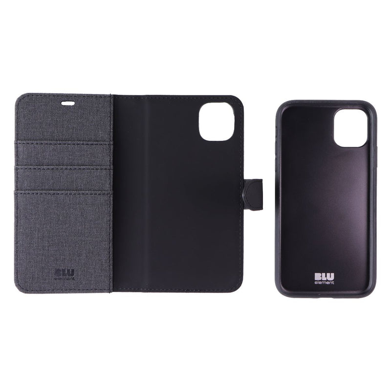 Blu Element 2 in 1 Folio Wallet Case for Apple iPhone 11 / XR - Black (BE2161B)