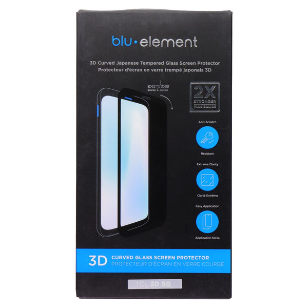 Blu Element 3D Curved Glass Screen Protector for TCL 30 5G