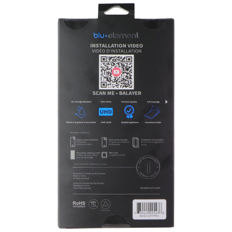 BLU Element Glass Anti-scratch Screen Protector for Google Pixel 7 Pro - Clear