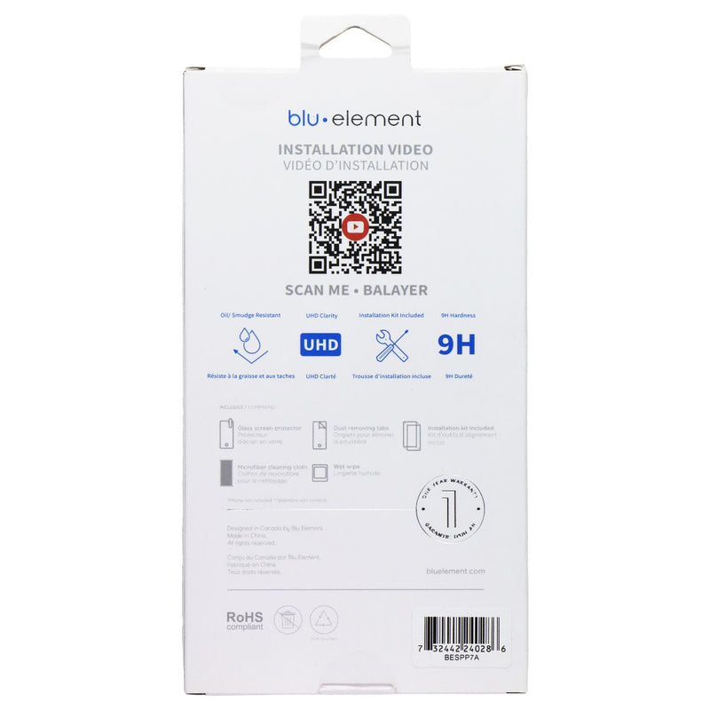 Blu Element 9H Tempered Glass Screen Protector for Google Pixel 7a