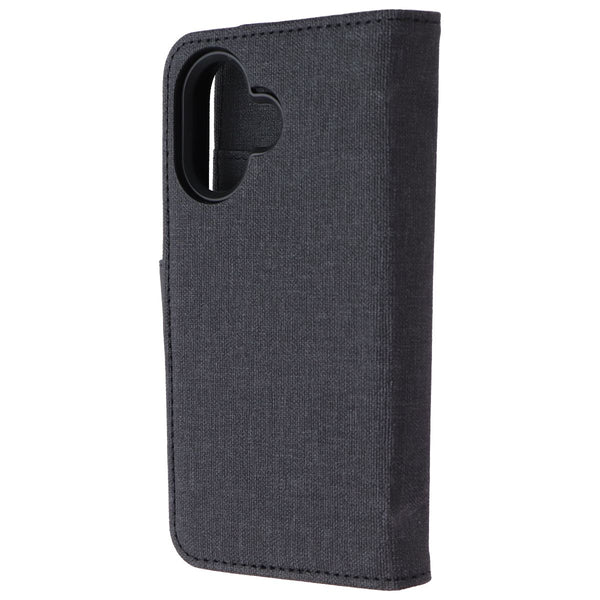 BLU Elements Folio 2-in-1 Series Case for MagSafe for Apple iPhone 16 - Black