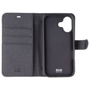 BLU Elements Folio 2-in-1 Series Case for MagSafe for Apple iPhone 16 - Black