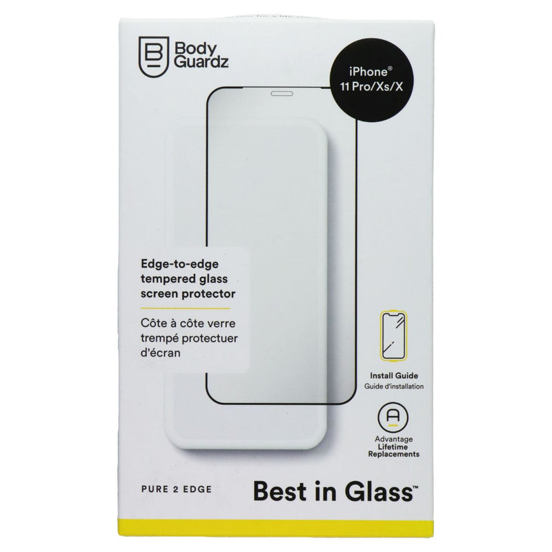 BodyGaurdz Pure 2 Edge Screen Protector for Apple iPhone 11 Pro/Xs/X