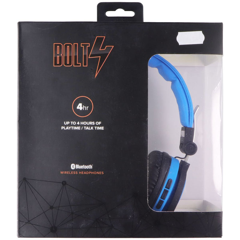 BOLT4 Bluetooth Wireless Headphones - Blue (BH-190BL)