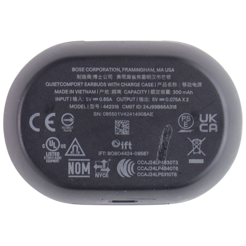 Bose QuietComfort ANC Bluetooth Earbuds with Charge Case - Black