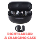 Bose Ultra - Open Earbud Headphone - Case and RIGHT Side Only - Black