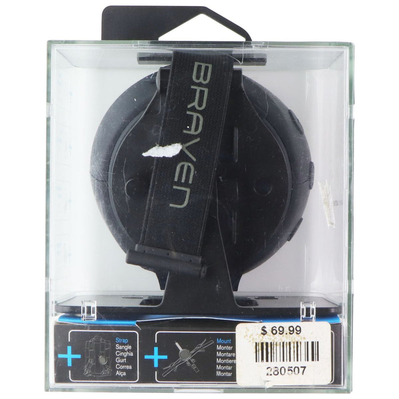 Braven 105 Wireless Portable Waterproof Bluetooth Speaker w/ Action Mount -Black