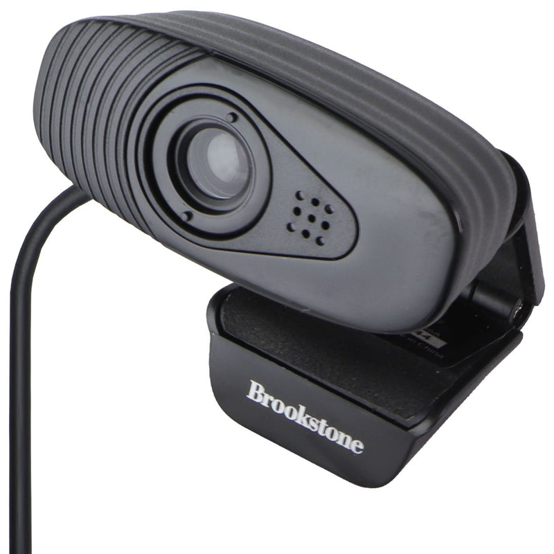 Brookstone Web Camera 480P USB 2.0 w/ Built-in Mic (Plug-n-Play) - Black
