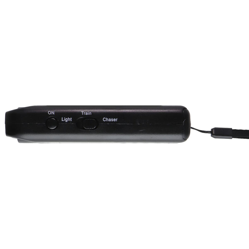 Generic (9V) Ultrasonic Dog Repeller with Flashlight - Black (ZF-851)