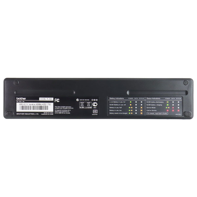 Brother PocketJet 6 Plus Printer w/Power Adapter - USB - 300dpi/Black (PJ-623)