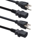 Cable Matters AWG Computer AC Power Cord - NEMA 5-15P to IEC C13 - 10 Feet (2Pk)