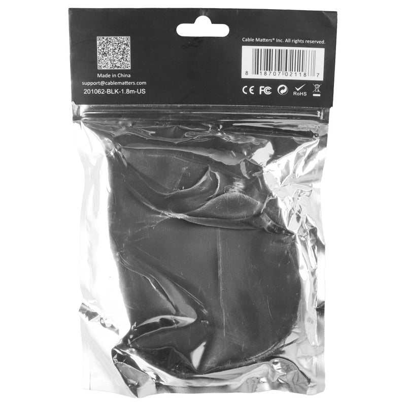 Cable Matters 6 Foot USB-C to HDMI Cable - Black