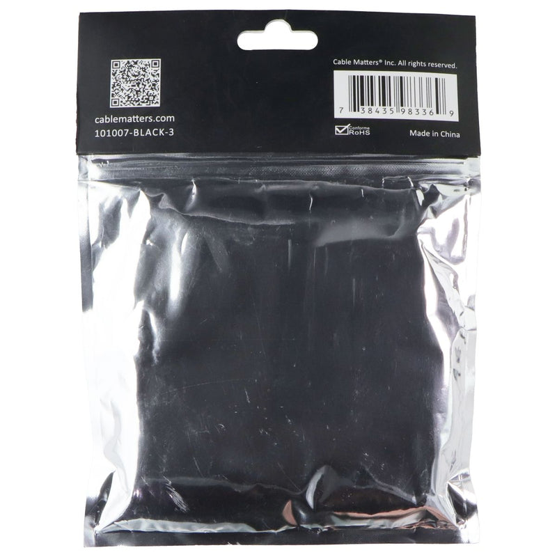 Cable Matters 3 Foot Mini DisplayPort to DisplayPort Cable (4K @ 60Hz) - Black