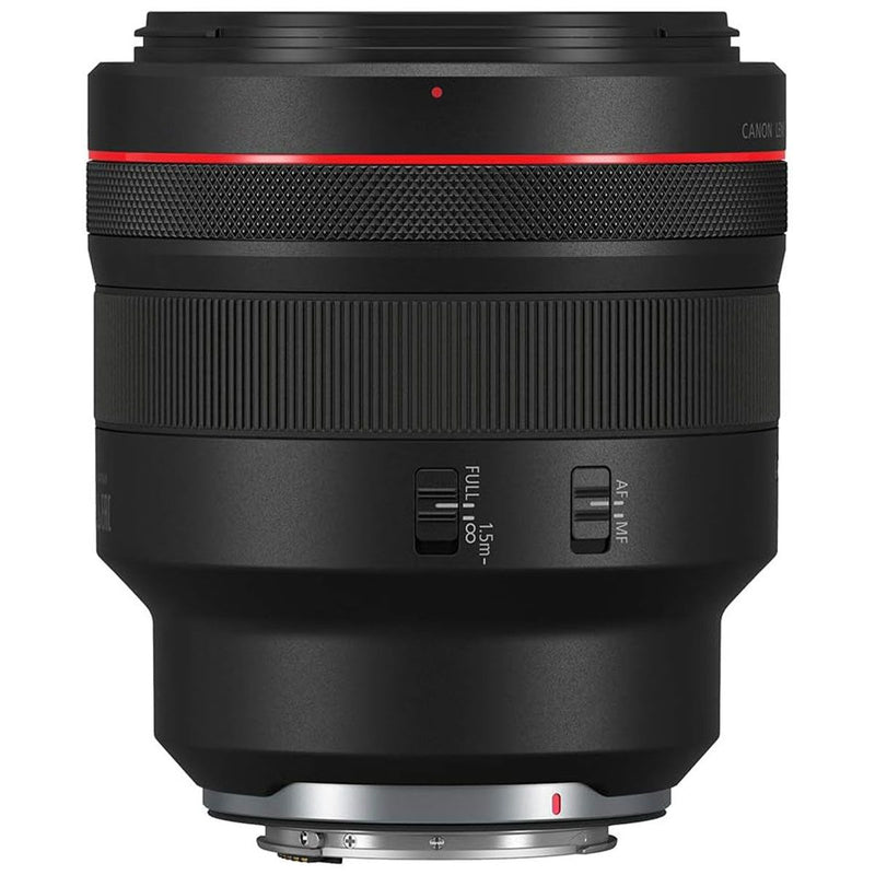 Canon Lens RF85mm F1.2 L USM with Lens Case and Lens Hood - Black