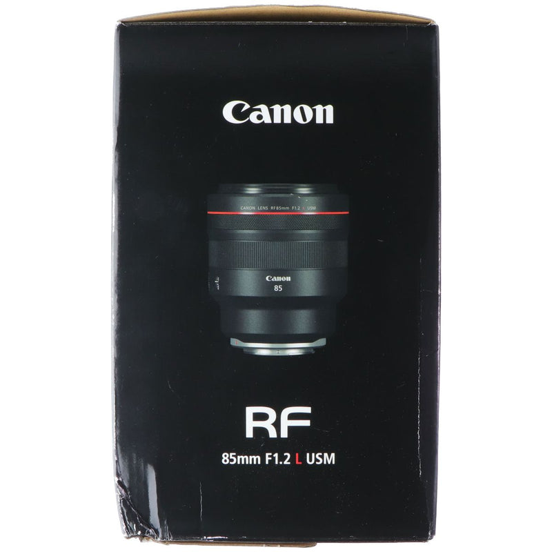 Canon Lens RF85mm F1.2 L USM with Lens Case and Lens Hood - Black