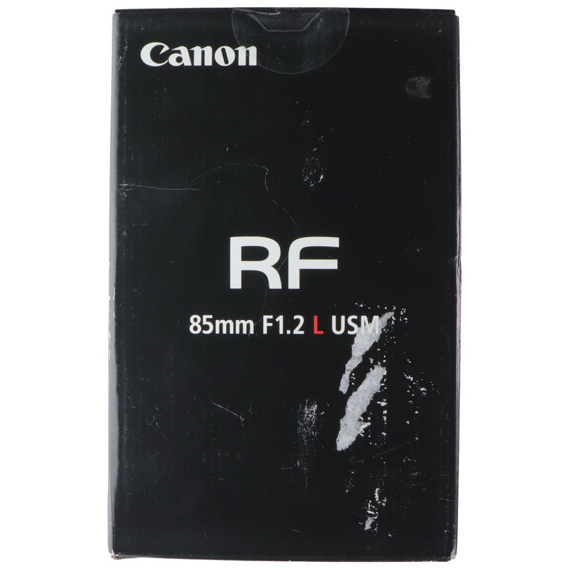Canon Lens RF85mm F1.2 L USM with Lens Case and Lens Hood - Black
