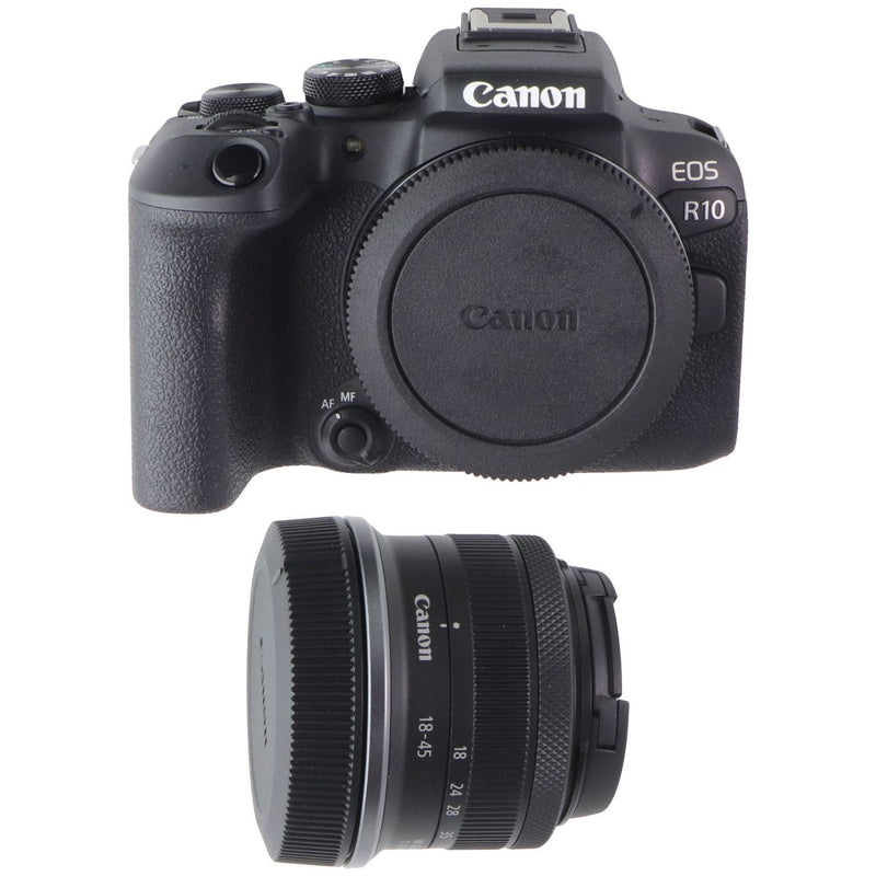 Canon EOS R10 Mirrorless Camera with RF-S18-45mm F4.5-6.3 IS STM Lens Kit