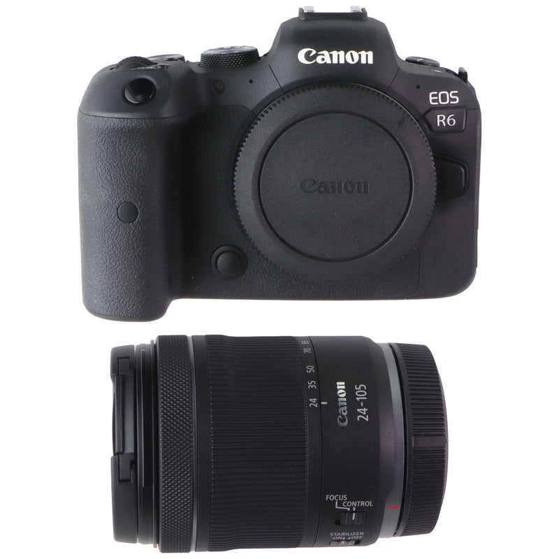 Canon EOS R6 Camera with RF 24-105mm F4-7.1 IS STM Lens Kit (DS126832)