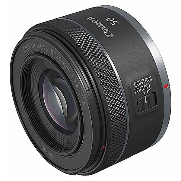 Canon RF 50mm F1.8 STM Fixed Focal Length Prime Lens - Black