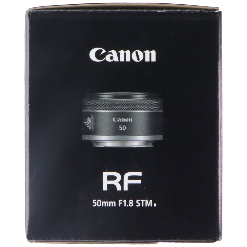 Canon RF 50mm F1.8 STM Fixed Focal Length Prime Lens - Black