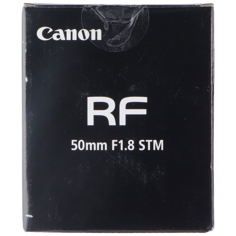 Canon RF 50mm F1.8 STM Fixed Focal Length Prime Lens - Black