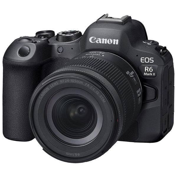 Canon EOS R6 Mark II Mirrorless Camera with RF24-105mm F4-7.1 is STM Lens Kit