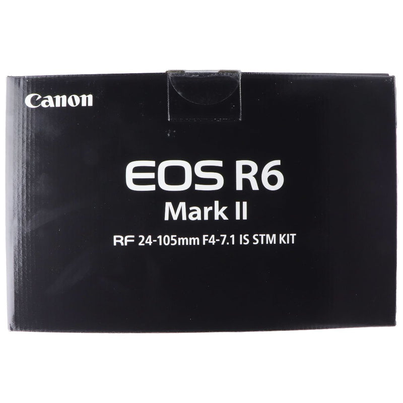 Canon EOS R6 Mark II Mirrorless Camera with RF24-105mm F4-7.1 is STM Lens Kit
