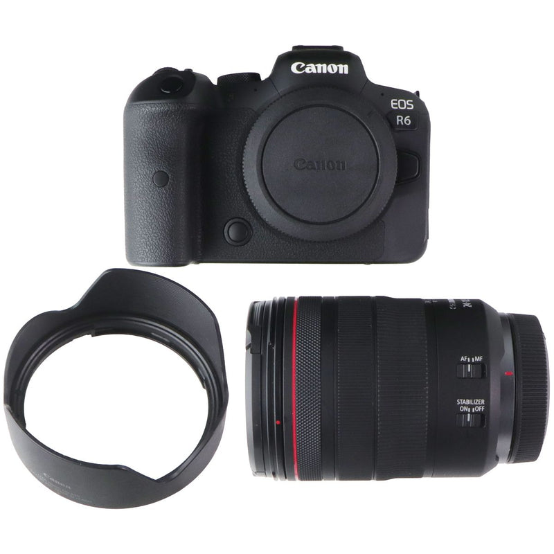 Canon EOS R6 Camera with RF 24-105mm F4 L IS USM Lens Kit (DS126832)