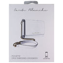 Carte Blanche Pochette Croc Embossed Crossbody + Case for Apple iPhone 6 - White