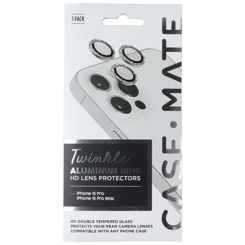 Case-Mate Aluminum Ring HD Lens Protectors for iPhone 15 Pro / Pro Max - Twinkle