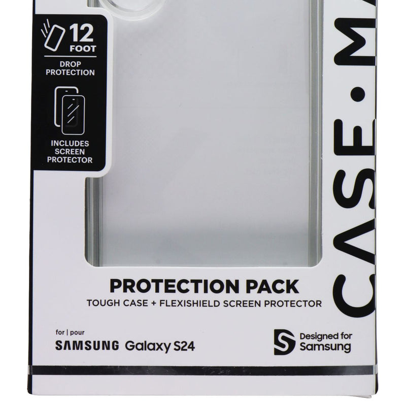 Case-Mate Protection Pack Case & Screen Protector for Galaxy S24 - Clear