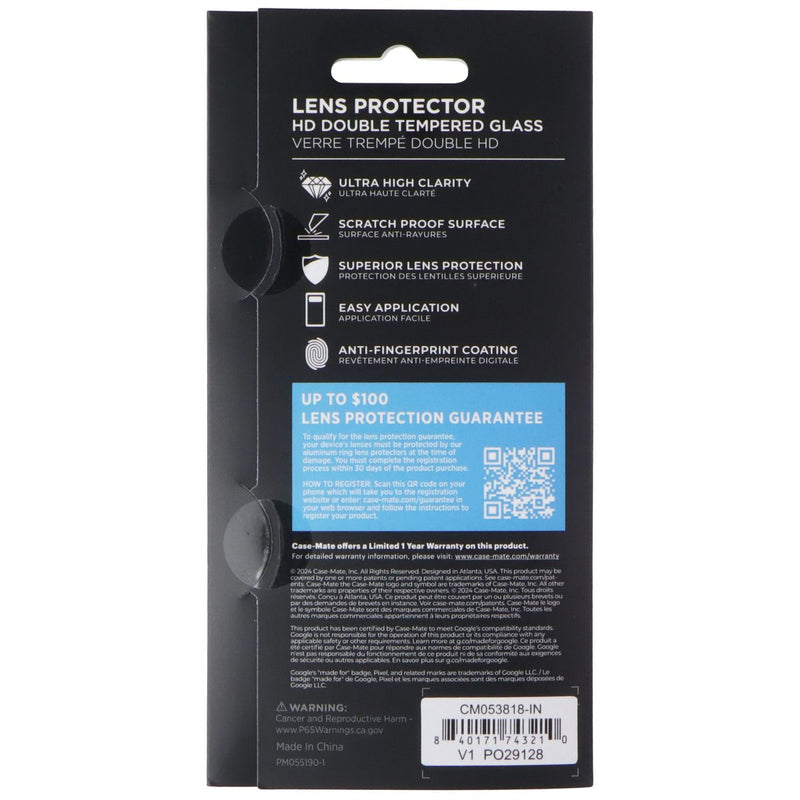 Case-Mate Double Tempered Glass Screen Protector for Google Pixel 9 Pro