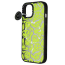 Casetify Impact Series Case for MagSafe for Apple iPhone 15 - Acid Smiles Green