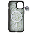 Casetify Impact Series Case for MagSafe for Apple iPhone 15 - Acid Smiles Green