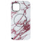 Case-Mate LuMee Halo Case for iPhone 12 Pro/iPhone 12 - Rose Gold White Marble