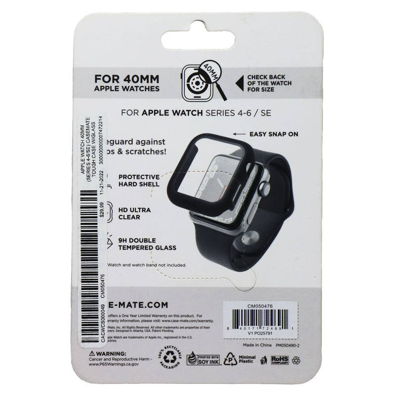 Case Mate Tough Watch Case for Apple Watch Series 4-6/SE (40MM) - Black