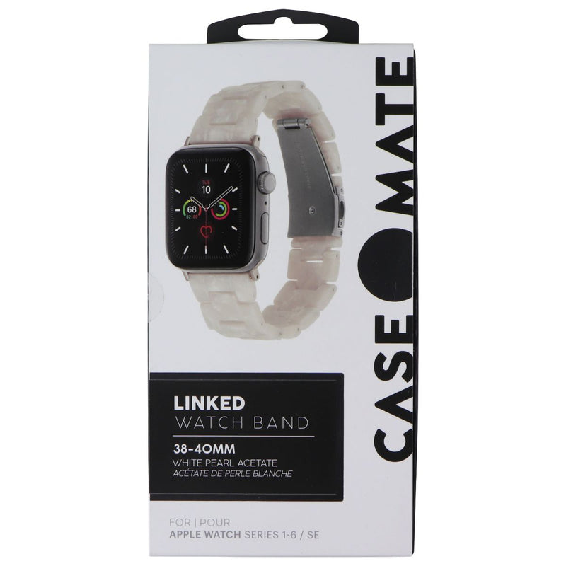 Case-Mate Linked Band for Apple Watch 38-40mm Series SE/7/6/5/4 - White Pearl